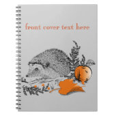 ハリネズミ ノートブック (正面)