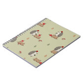 ハリネズミ ノートブック (左側)