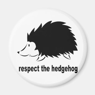 ハリネズミ-ハリネズミを尊重して下さい マグネット