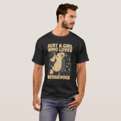 ハリネズミ ハリネズミ トゲトゲの 赤ちゃん Tシャツ (正面フル)