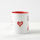 ハリネズミ、ハリネズミ、BFFへの贈り物、友人、恋人、 マグカップ (中央)