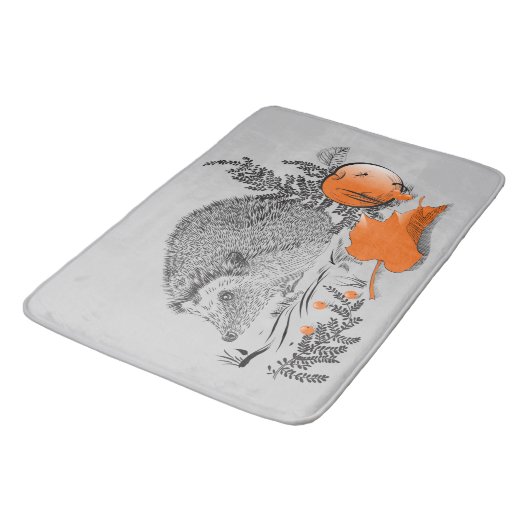 ハリネズミ バスマット (アングル)