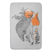 ハリネズミ バスマット (正面縦)