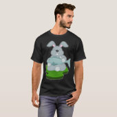 ハリネズミ フィッシャー 釣り竿 Tシャツ (正面フル)
