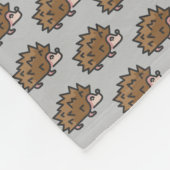 ハリネズミ フリースブランケット (角)