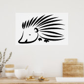 ハリネズミ ポスター (キッチン)