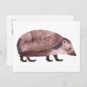 ハリネズミ ポストカード (正面/裏面)