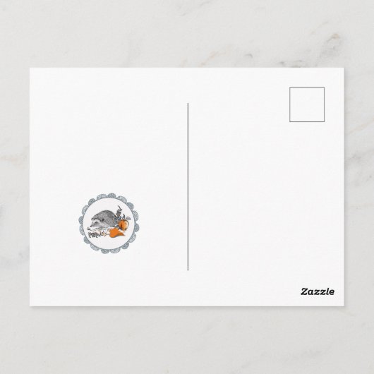 ハリネズミ ポストカード (裏面)