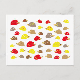 ハリネズミ ポストカード