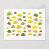 ハリネズミ ポストカード (正面)