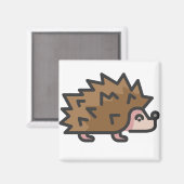ハリネズミ マグネット (正面/裏面)