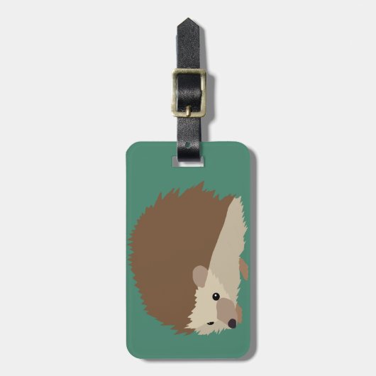 ハリネズミ ラゲッジタグ (正面縦)