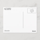 ハリネズミ ラッキー クローバー アフタヌーン ポストカード (裏面)