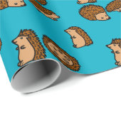ハリネズミ ラッピングペーパー (ロールコーナー)