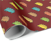 ハリネズミ ラッピングペーパー (ロールコーナー)