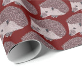 ハリネズミ ラッピングペーパー (ロールコーナー)