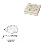 ハリネズミ ラバースタンプ (押印)