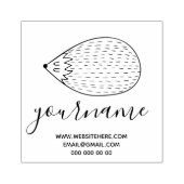 ハリネズミ ラバースタンプ (インプリント)