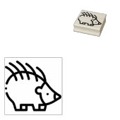 ハリネズミ ラバースタンプ (押印)
