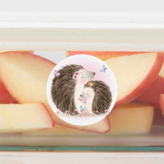 ハリネズミ ラベル (貼付)