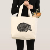 ハリネズミ ラージトートバッグ (正面(商品))