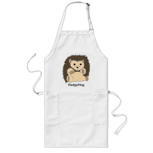 ハリネズミ ロングエプロン (正面)