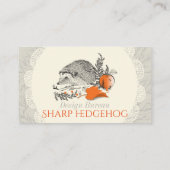 ハリネズミ 名刺 (裏面)