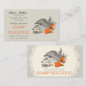 ハリネズミ 名刺 (正面/裏面)