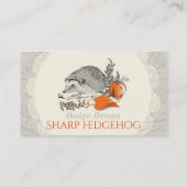 ハリネズミ 名刺 (裏面)