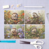 ハリネズミ 薄葉紙 (クラフト)