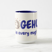 ハリネズミ！15oz，かわいいカスタムヘッジホッグコーヒー マグカップ (中央)