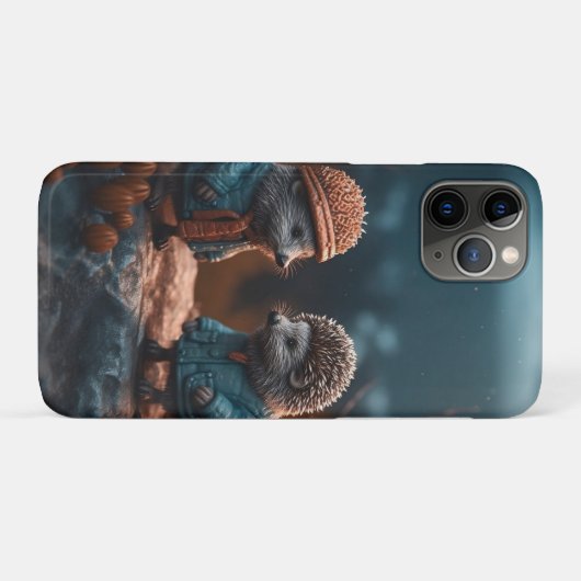 ハリネズミ Case-Mate iPhoneケース (裏面(横))