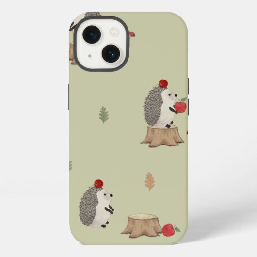 ハリネズミ iPhoneケース (裏面)