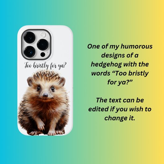 ハリネズミ iPhoneケース