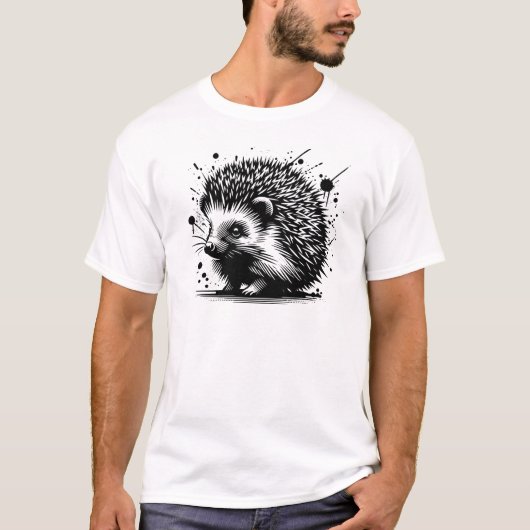 ハリネズミ Tシャツ (正面)