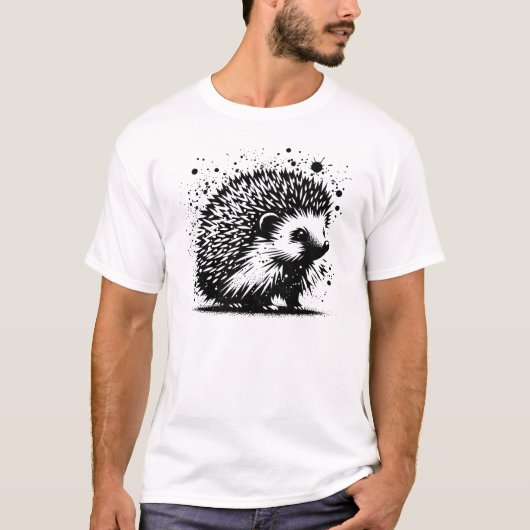 ハリネズミ Tシャツ (正面)