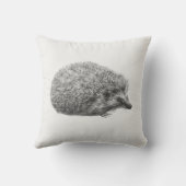 「ハリネズミDrawing クッション (裏面)