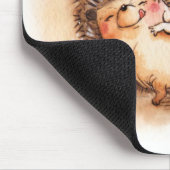 ハリネズミYum マウスパッド (コーナー)