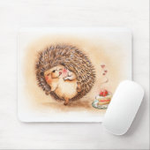 ハリネズミYum マウスパッド (マウス)
