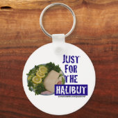 「ハリバイの」パロディユーモアのあるキーチェーン キーホルダー (正面)