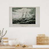 ハリバイ・スクーナー船 ポスター (キッチン)