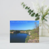 ハリバットポイント州パーククアリーロックポートアン ポストカード (スタンド正面)