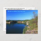 ハリバットポイント州パーククアリーロックポートアン ポストカード (正面/裏面)