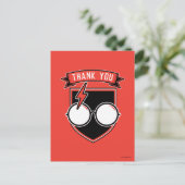 ハリパーソナライズされたー・ポッター™ありがとう ポストカード (スタンド正面)