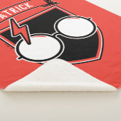 ハリパーソナライズされたー・ポッター™バッジ シェルパブランケット (3/4)