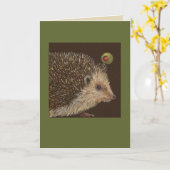 ハリビス・ザ・ヘッジホッグ・カード カード (黄色い花)