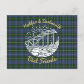 ハリファクスダートマスN.Sフレン最高のズポストカードタータンチェック ポストカード (正面)