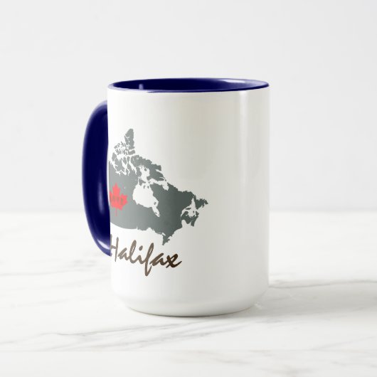 ハリファクスノバスコシアカナダコーヒーティーカップマグ マグカップ (正面左)