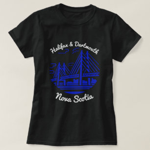ハリファックスとダートマスのノバスコシアTシャツ Tシャツ