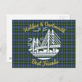 ハリファックスとダートマス最高のの友達はがきを作成 ポストカード (正面/裏面)